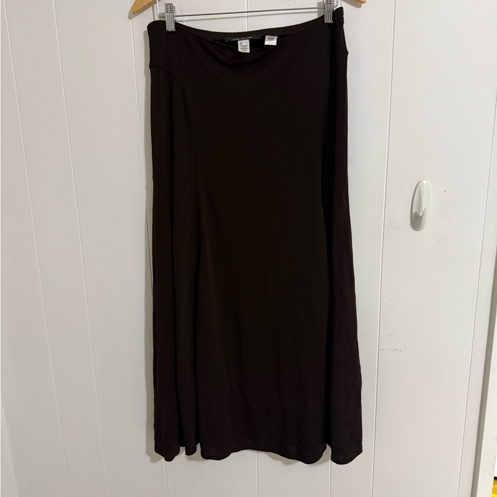 Jones New York Chocolate Maxi Skirt